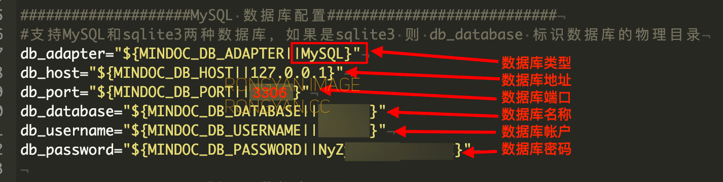 mindoc数据库配置参数 mindoc数据库配置参数