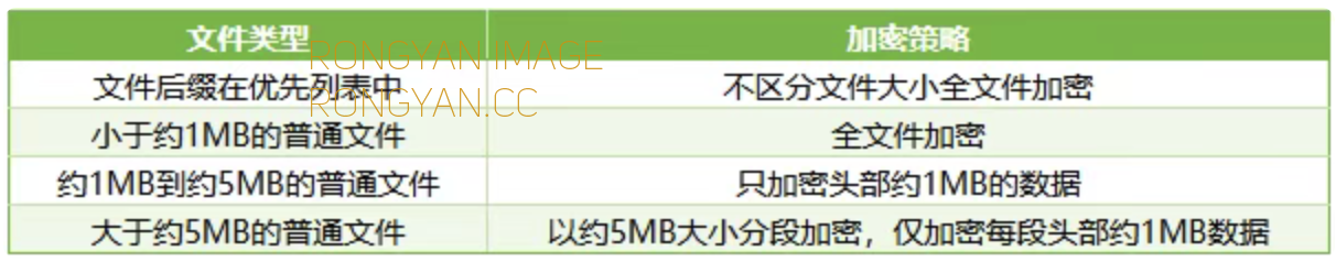C3RB3R 针对不同体积文件的分段抽样加密策略 C3RB3R 针对不同体积文件的分段抽样加密策略